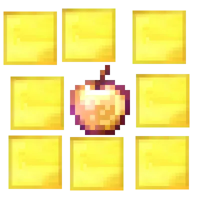 Recipe for enchanted golden apple