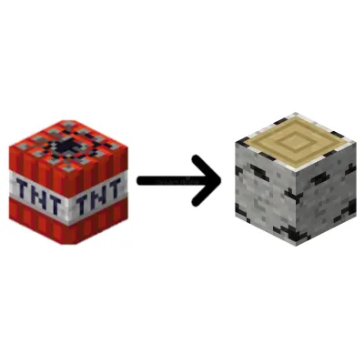 Disguised TNT (Birch Log)