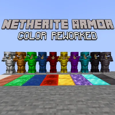 Netherite Armor Color Reworked