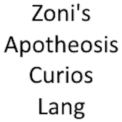 Zoni's Apotheosis Curios Lang