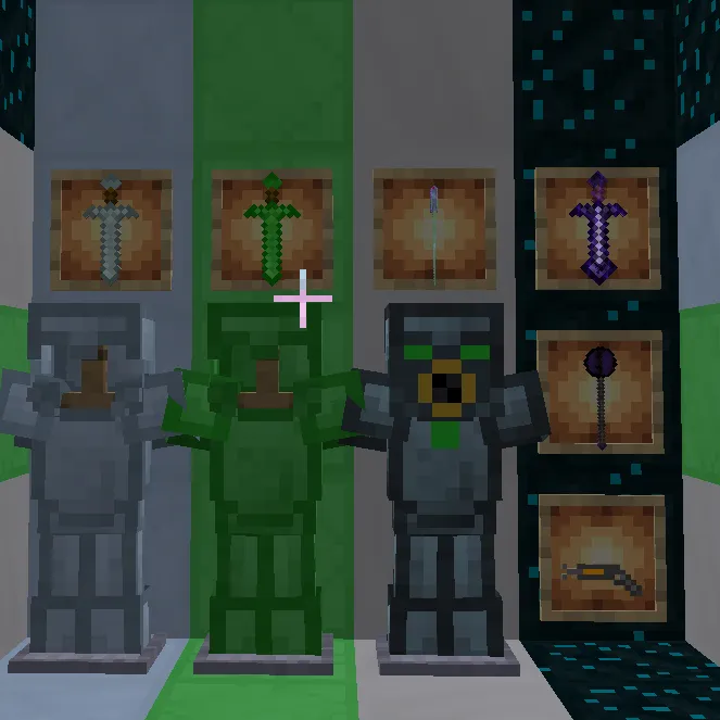 more ores, weapons and armor
