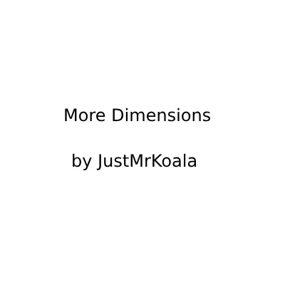 A lot of More Dimensions
