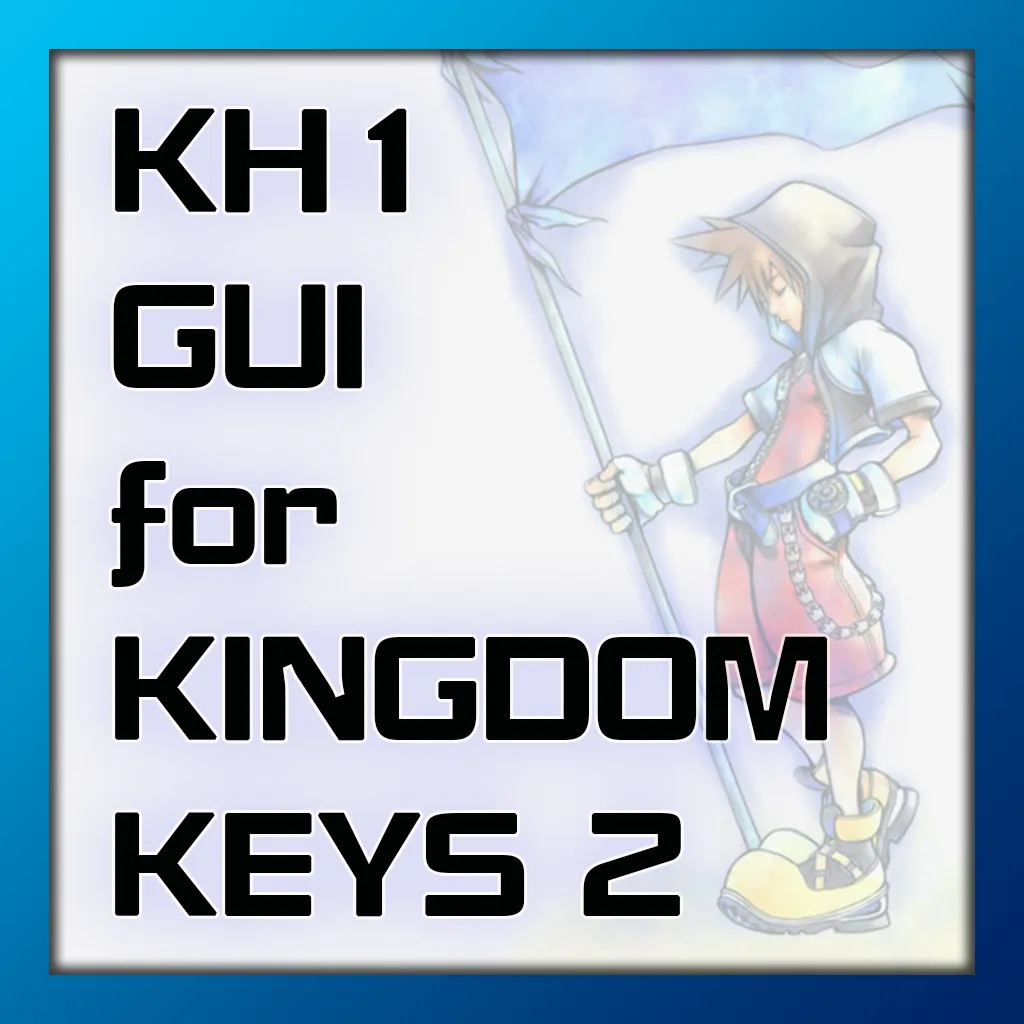 Kingdom Hearts 1 GUI for Kingdom Keys 2