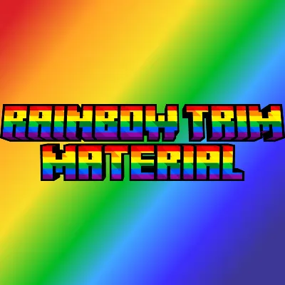 Rainbow trim material