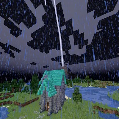 Lightning randomly strikes