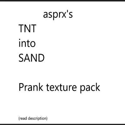 TNT into Sand PRANK Pack