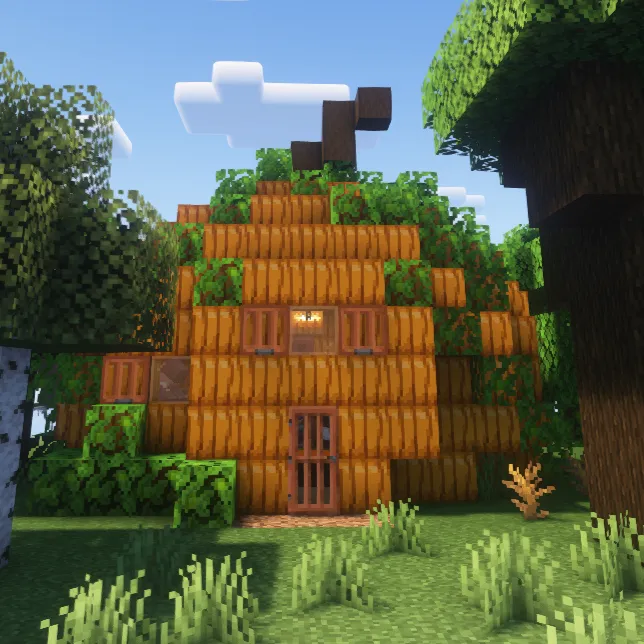Villager Pumpkin House