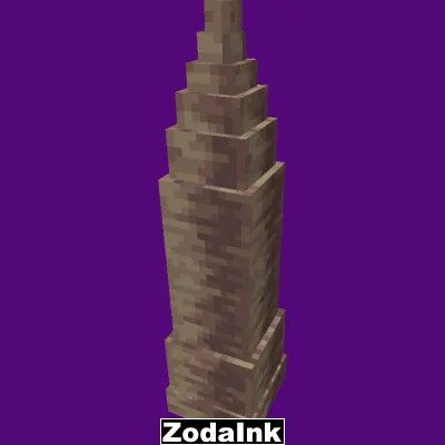ZodaInk's 3D Pointed Dripstone