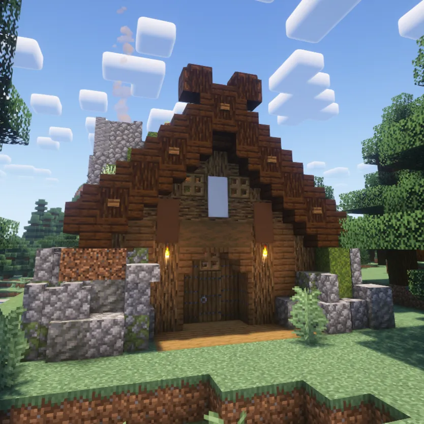 Small Viking Villager House