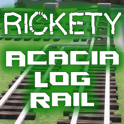 Rickety Acacia Log Rail (3d models)