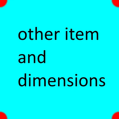 other item and dimension