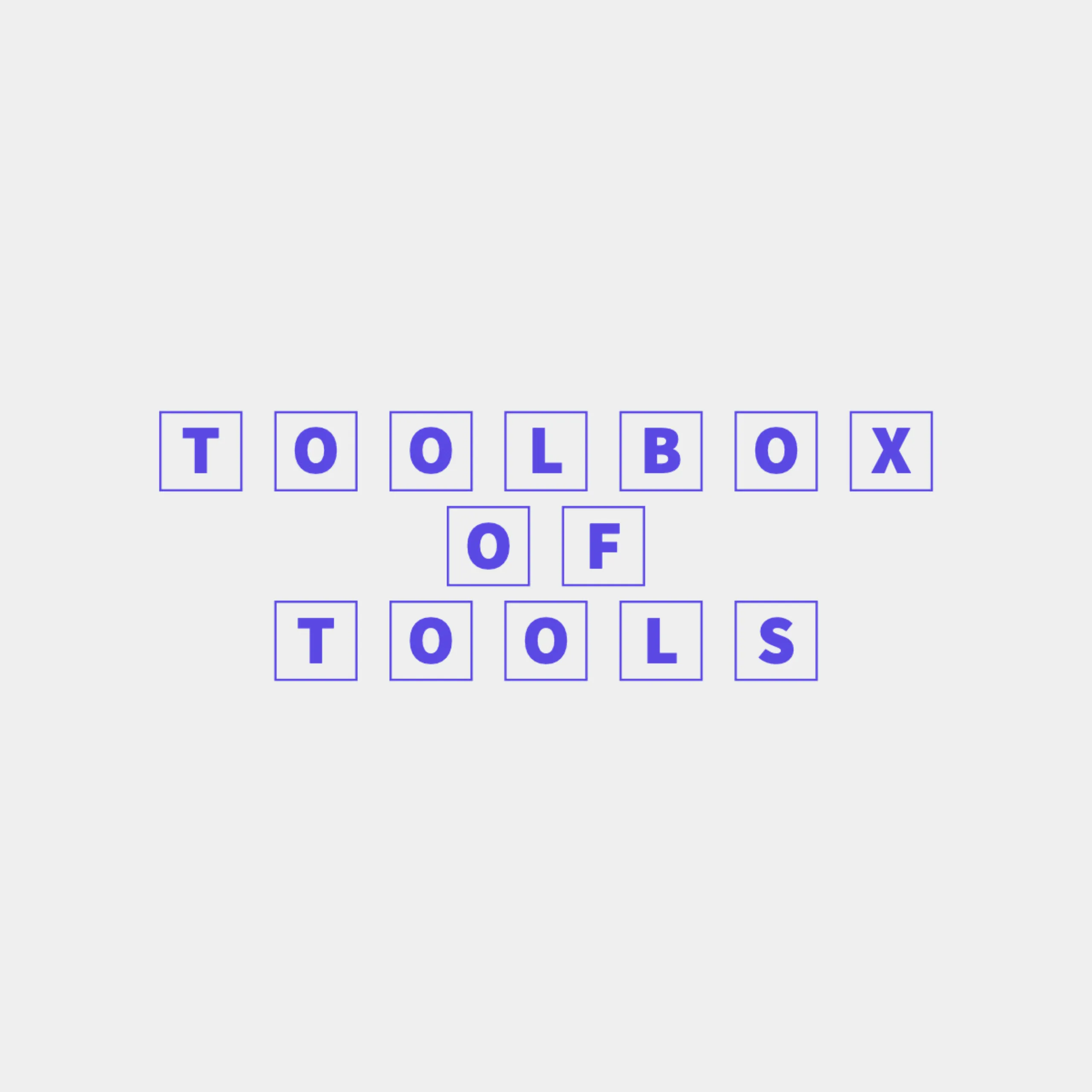 Toolbox Of Tools
