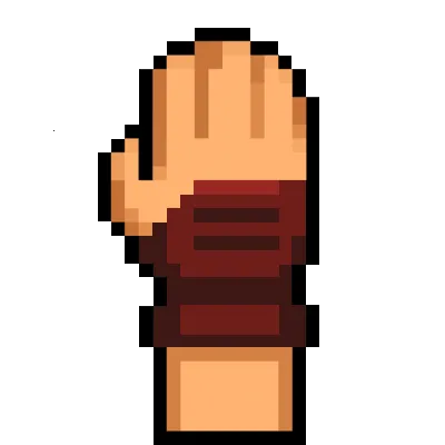 Cursor Red mittens