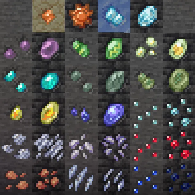 Pixelmon Glowing Ores