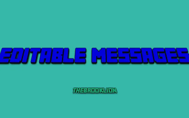EditableMessages