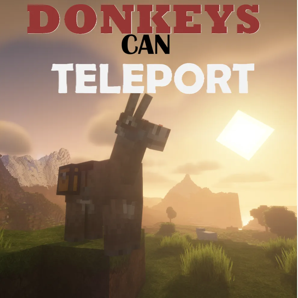 Donkeys Can Teleport