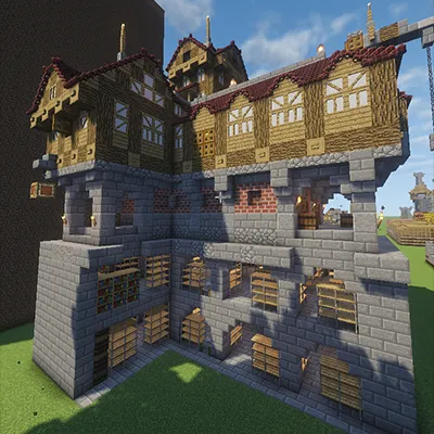 Medieval Oak Extension and Optimization Style Pack for MineColonies