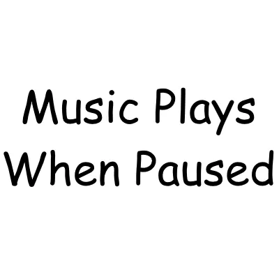 Music Plays When Paused