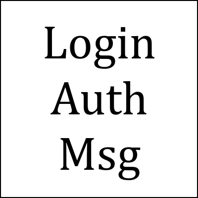 Offline Auth Messages