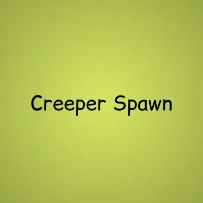 Creeper Spawn By Bearsie