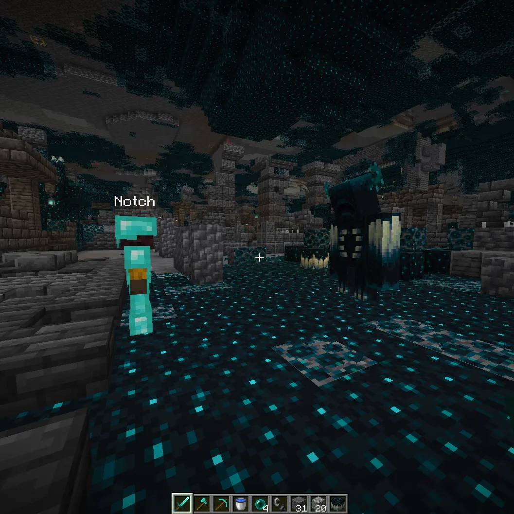Freeze Mobs on look