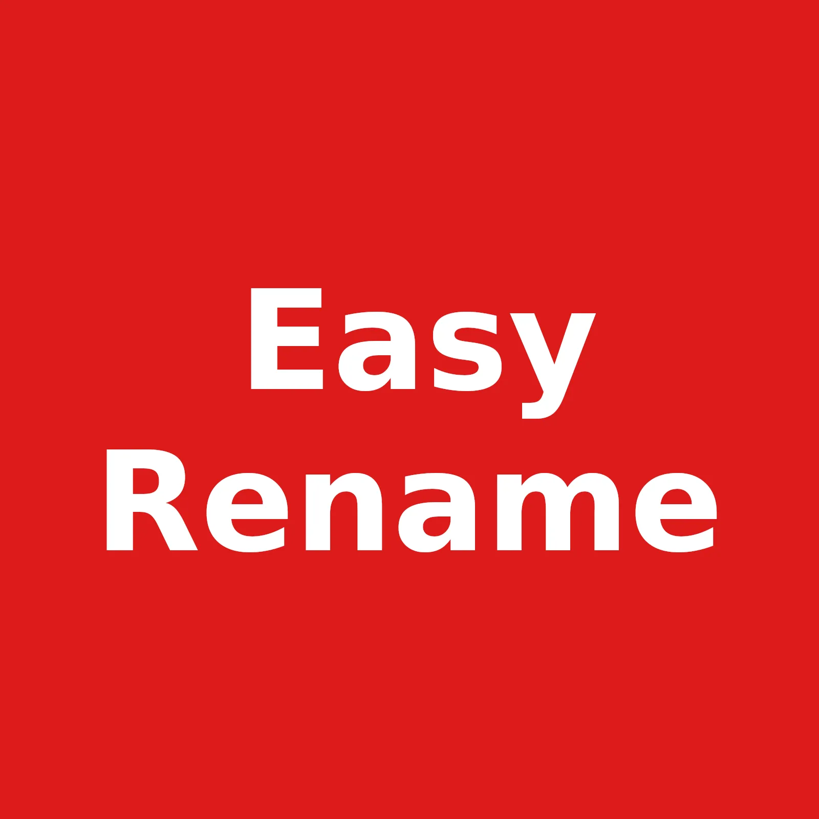 Easy Rename