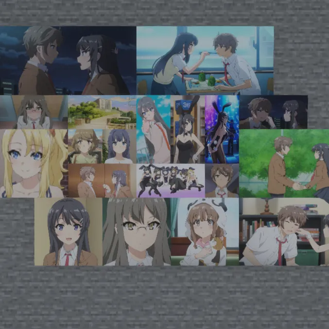 Bunny Girl Senpai Paintings