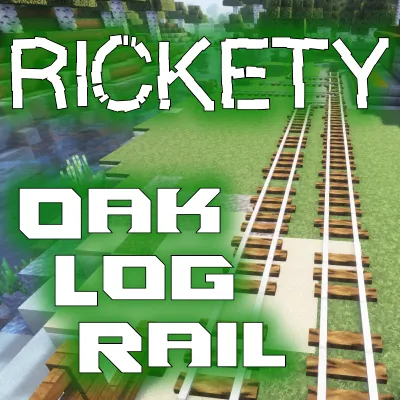 Rickety Oak Log Rail (3d models)