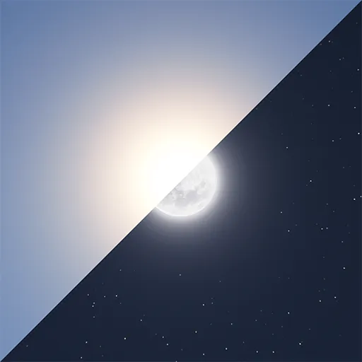 Realistic Sun & Moon