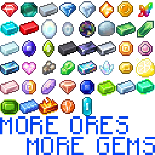 More Ores More Gems (Java Edition)