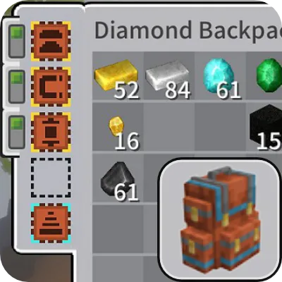 Better GUI For Sophisticated Backpacks
