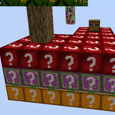 Ruby Lucky Block Sky Block