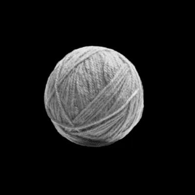 Wool To String Using Shears