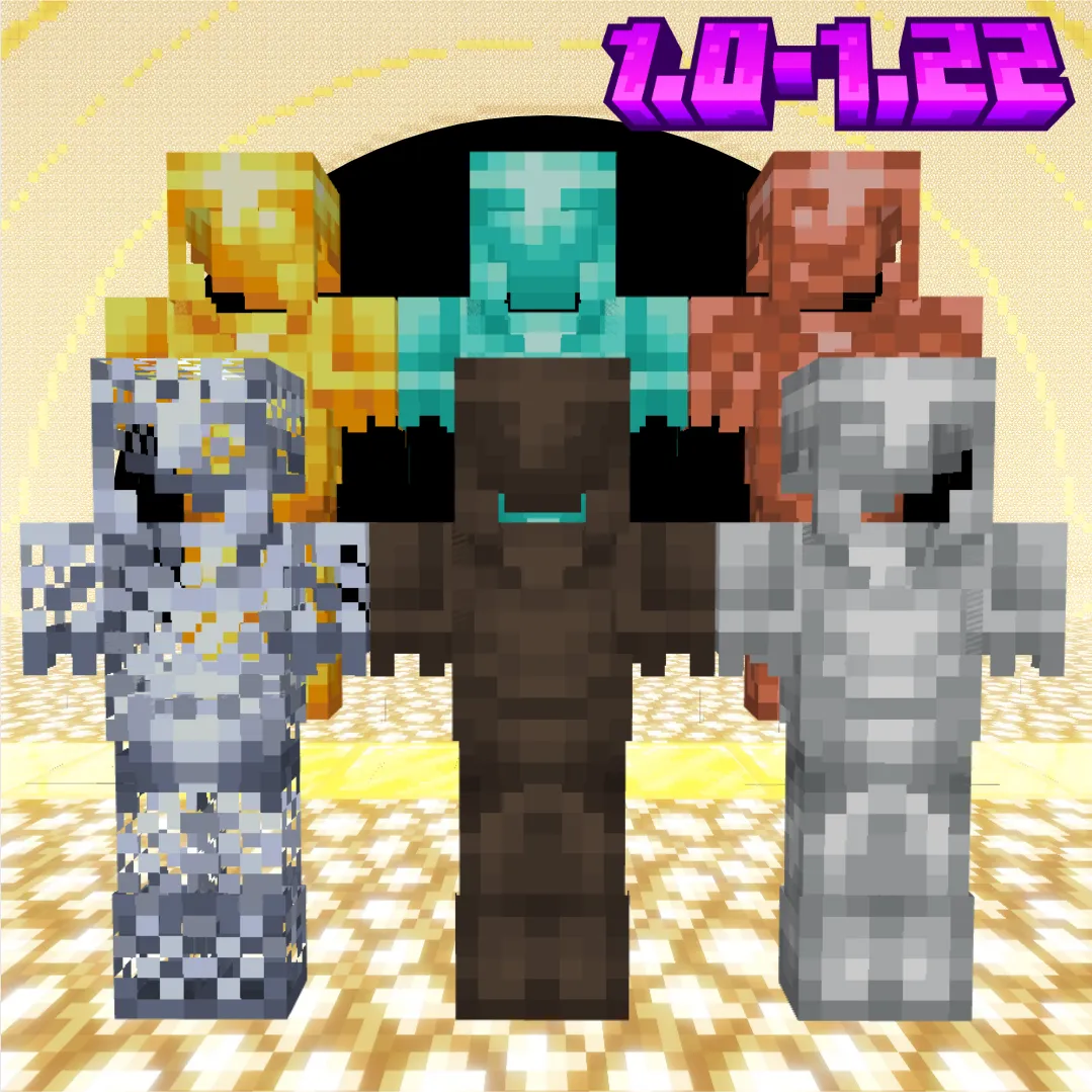 Netherite Styled Default Armors