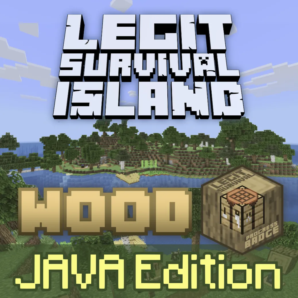 Legit Survival Island WOOD Edition | for JAVA
