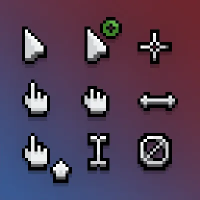 Clean Bedrock-Style Cursors