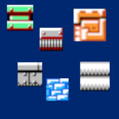 Decorative Megaman Blocks