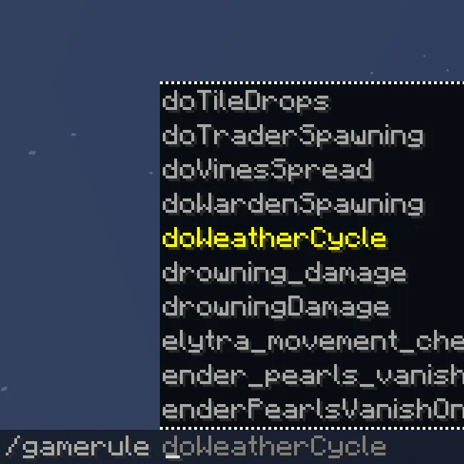 Classic Gamerule