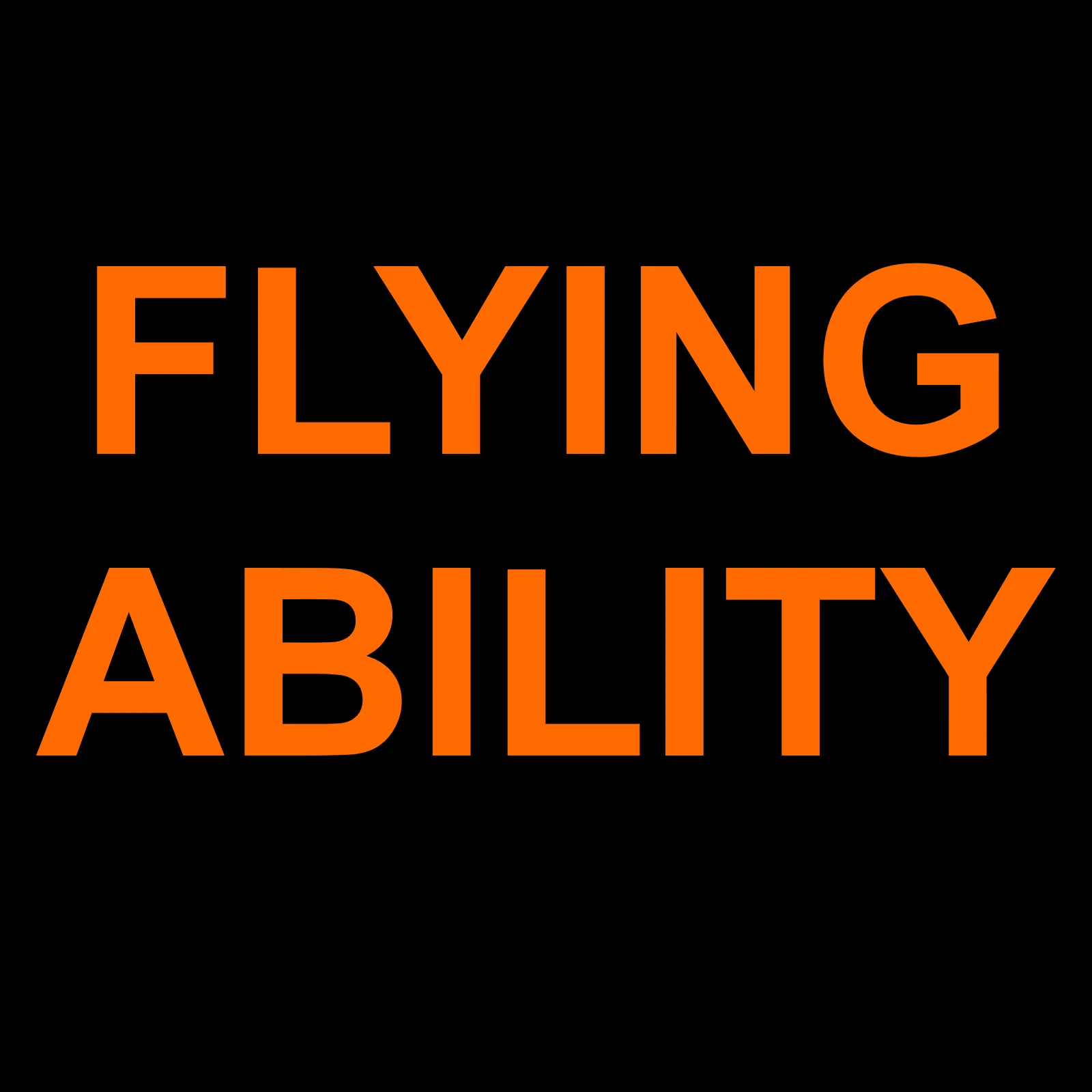 Flying Ability
